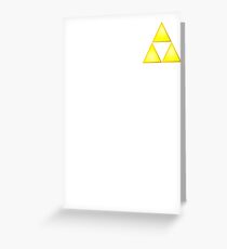 Tri Force Greeting Card