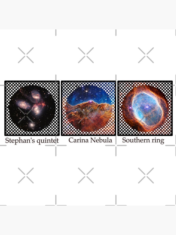 Poster « Télescope spatial James b JWST Quintette de Stephan Carina