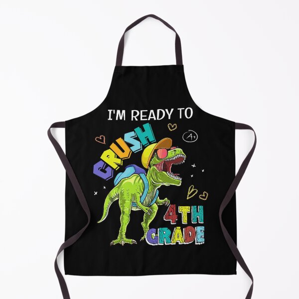 Item preview, I'm Ready To Crush 4th Grade T Rex Dinosaur Back To School Kids designed and sold by designbychow.