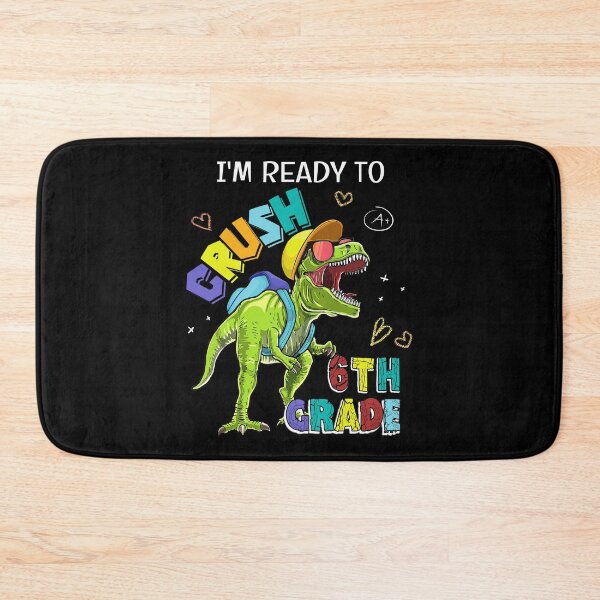 Item preview, I'm Ready To Crush 6th Grade T Rex Dinosaur Back To School Kids designed and sold by designbychow.
