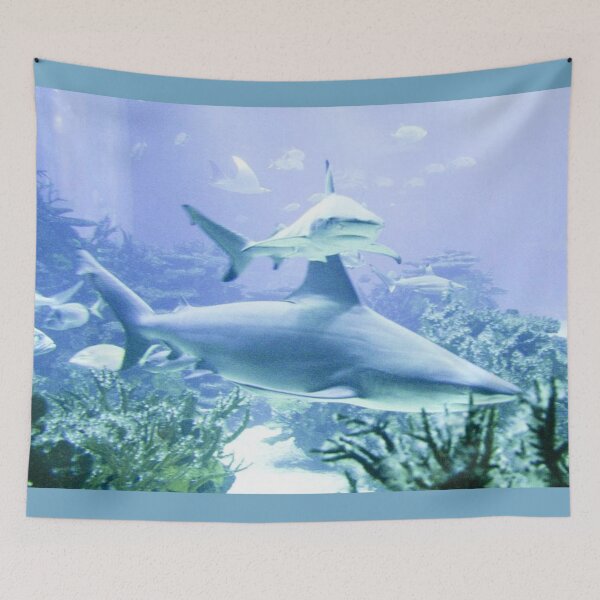 Item preview, Vaporwave Shark designed and sold by cloudwaifu.