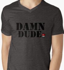 Damn Dude Pokemon Men's V-Neck T-Shirt