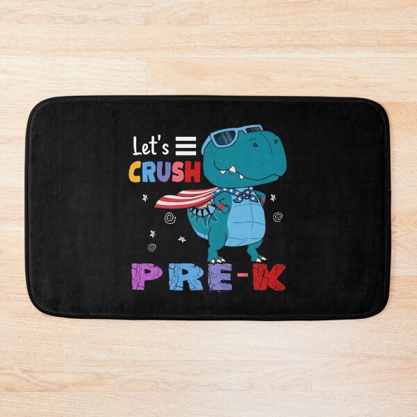 Item preview, Let's Crush Pre-K Funny T Rex Dinosaur Back To School Kids designed and sold by designbychow.