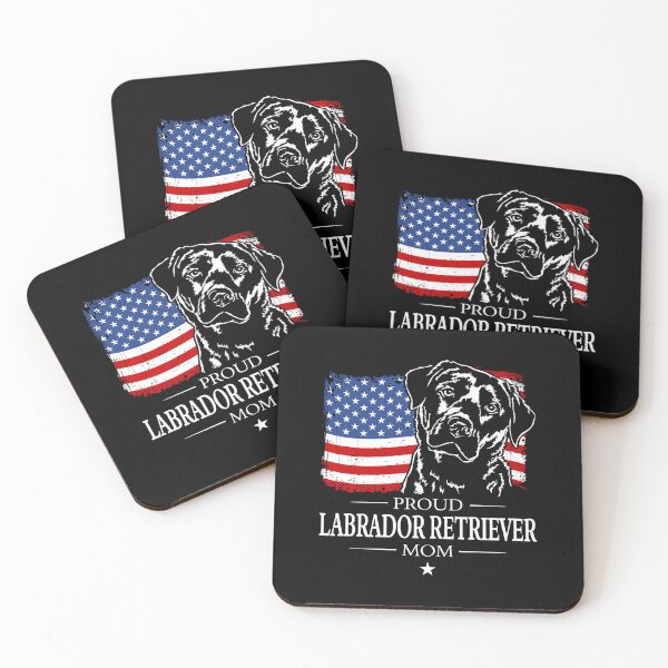 Artikelvorschau, Stolzer Labrador Mama Amerika Fahne patriotischer Hund entworfen und verkauft von dogarts.