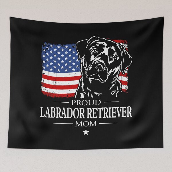 Item preview, Proud Labrador Mama America Flag Patriotic Dog designed and sold by dogarts.