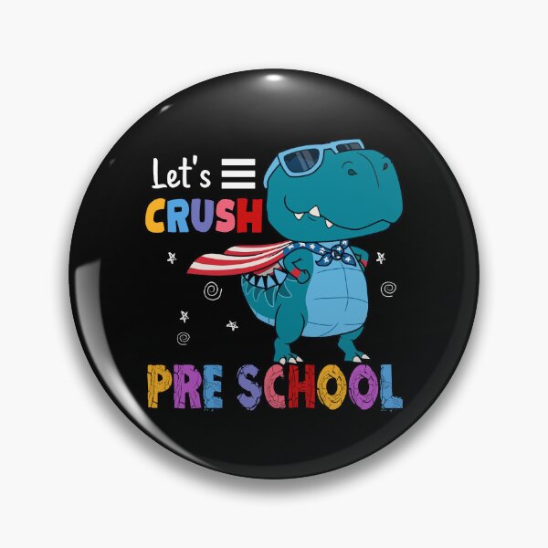 Item preview, Let's Crush Pre School Funny T Rex Dinosaur Back To School Kids designed and sold by designbychow.