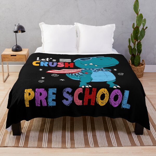 Item preview, Let's Crush Pre School Funny T Rex Dinosaur Back To School Kids designed and sold by designbychow.