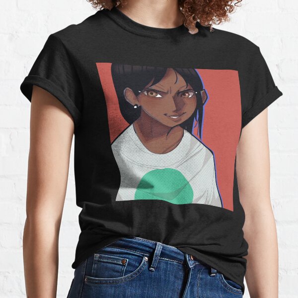 Brown Eyes Girl Comic Style Classic T-Shirt