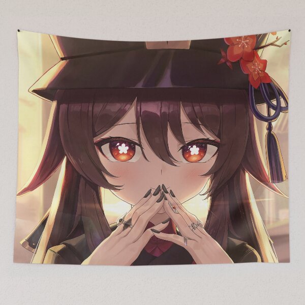 Item preview, Hu Tao Genshin Impact Anime Fanart designed and sold by Antoniotiffani.
