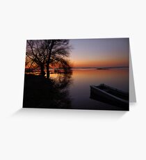 "Parce que nous avons bu la même lumière" Greeting Card