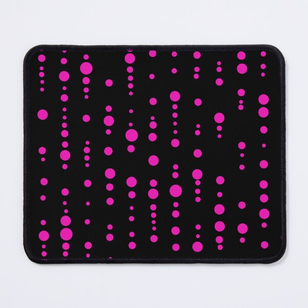 Item preview, Pink black dot pattern polka dots pearls pattern abstract dotted gift dots pearl necklace designed and sold by MadandMean.