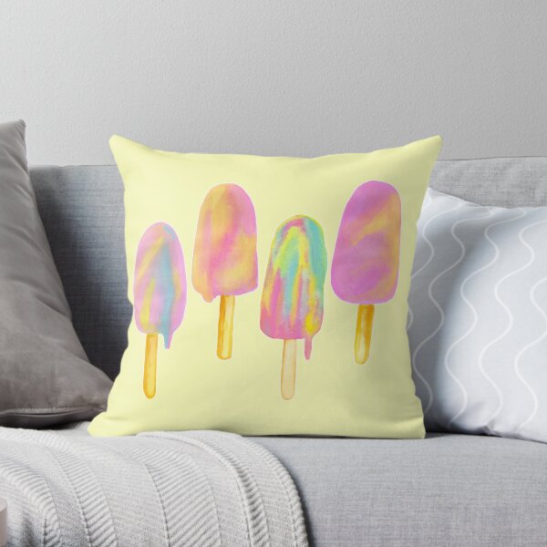 Rainbow Paddlepop - By Merrin Dorothy Throw Pillow
