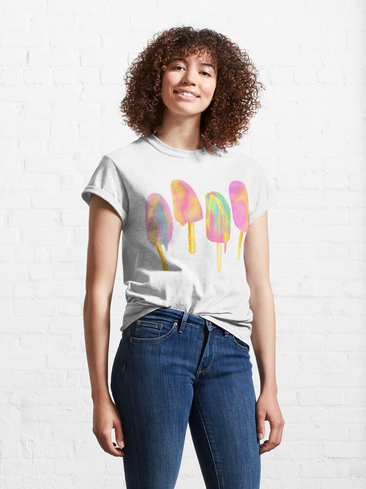 Alternate view of Rainbow Paddlepop - By Merrin Dorothy Classic T-Shirt
