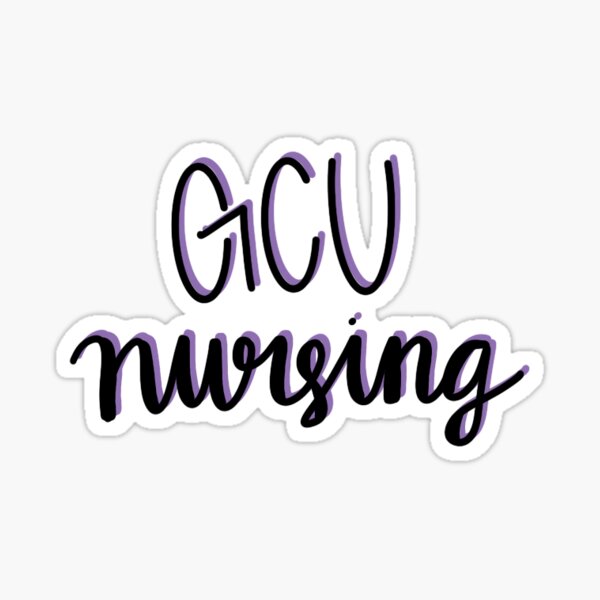 Grand Canyon University College of Nursing & Health Care Professions Heart  Beats Sticker