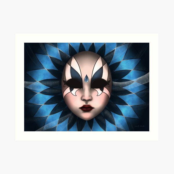 Mask Art Print