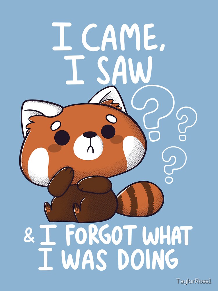 Thumbnail 2 of 2, Kids T-Shirt, Forgetful Red Panda designed and sold by TaylorRoss1.