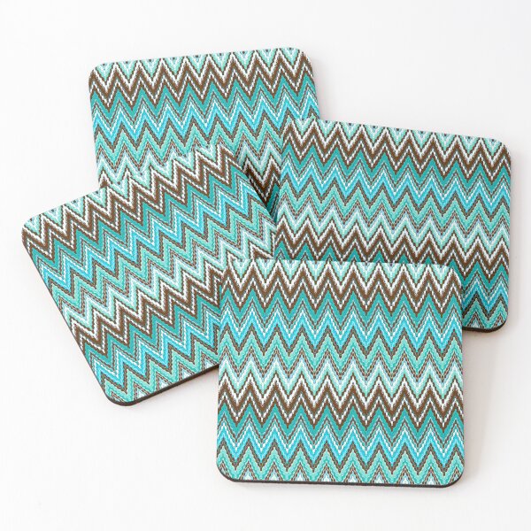 Item preview, Blue-ish Zig Zag abstract background pattern designed and sold by RinaGArt.