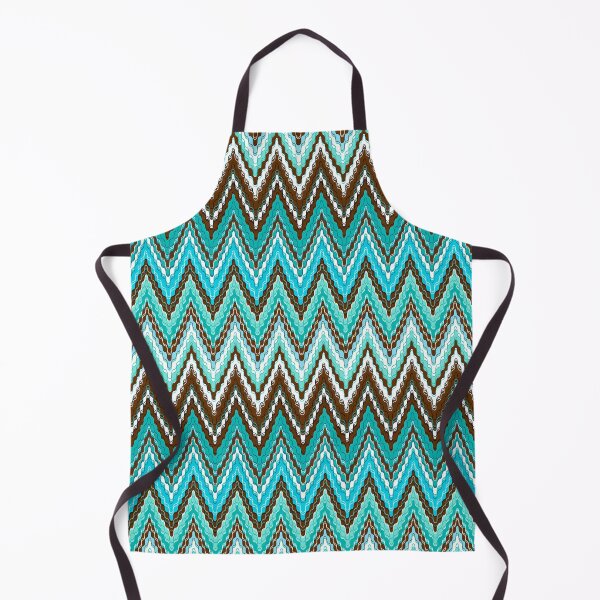 Item preview, Blue-ish Zig Zag abstract background pattern designed and sold by RinaGArt.