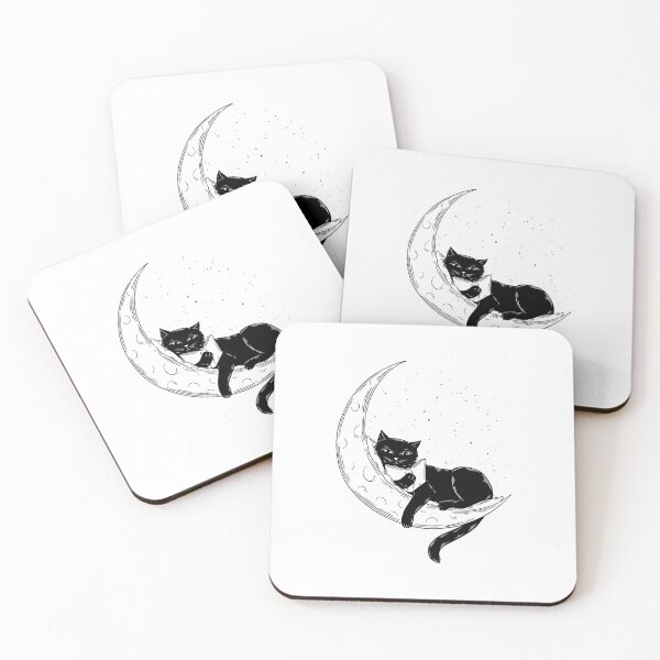 Item preview, cat on the moon designed and sold by DerSenat.