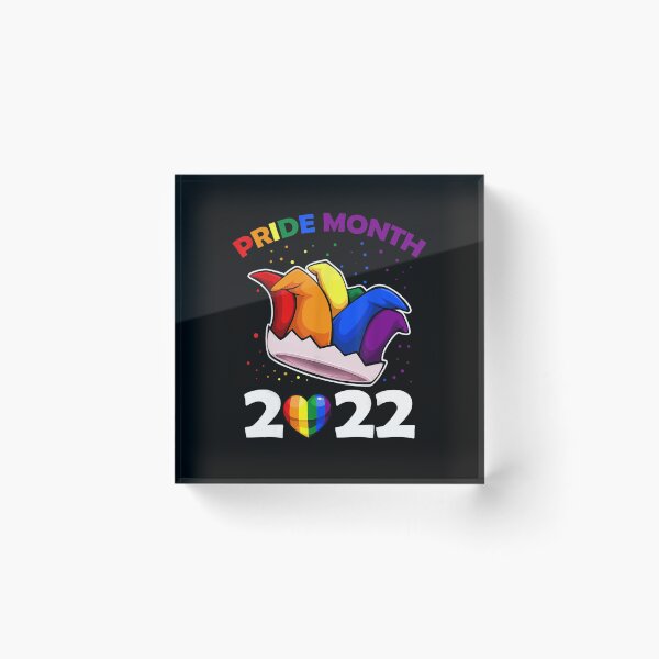 Item preview, Pride Month 2022 LGBT-Q Jester Hat Rainbow Flag Gay Pride designed and sold by nvuot24.
