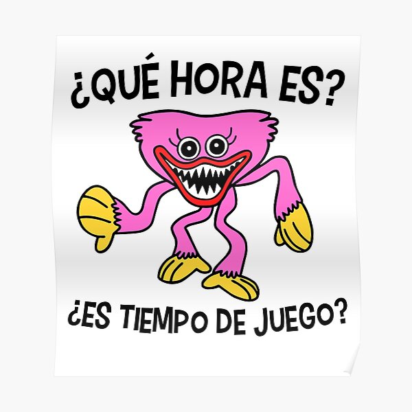 "What time is it ? It's Game Time Huggy Wuggy" Poster for Sale by