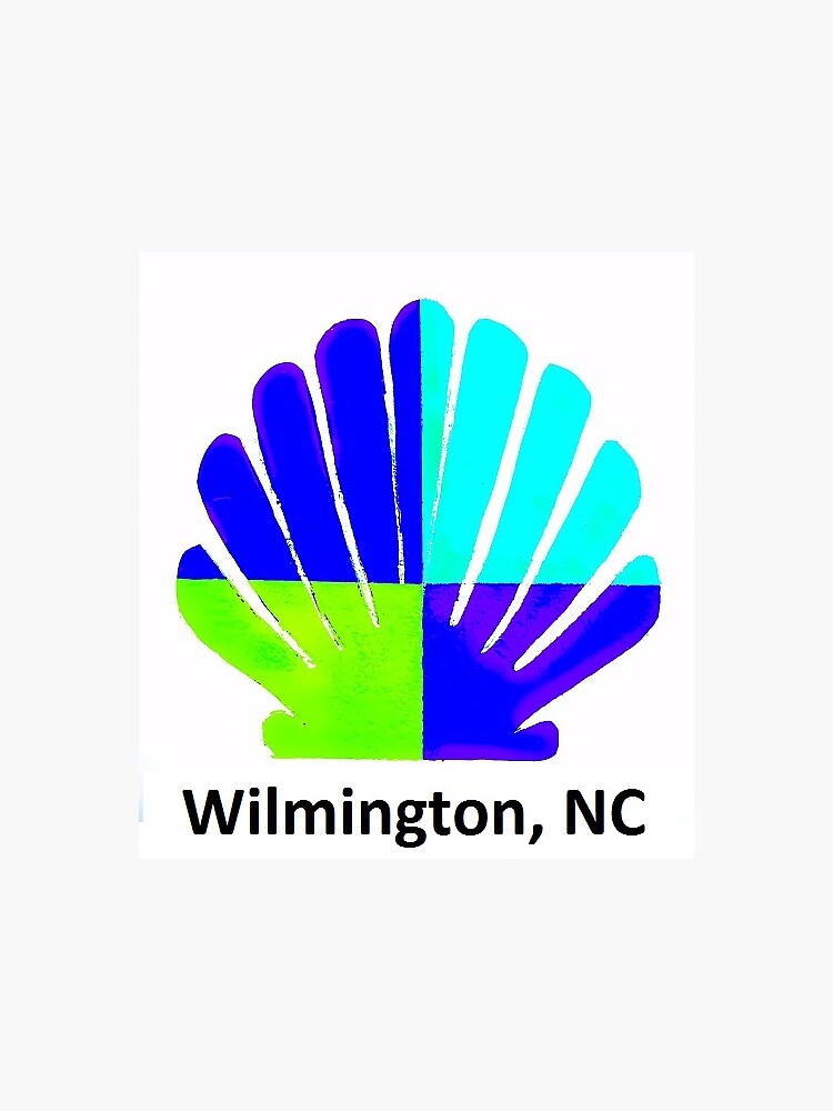 "SeaShell (Wilmington, NC)" Sticker for Sale by barryknauff Redbubble