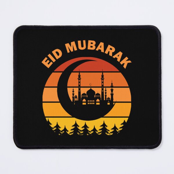 Item preview, Eid Mubarak Happy Eid al-Fitr al-Adha Ramadan Kareem Mosque Crescent Dawn Dusk Gift designed and sold by ShopnewDesigned.