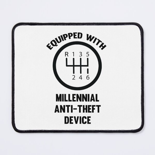 Item preview, Equipped With Millennial Anti-Theft Device designed and sold by AimarsKloset.