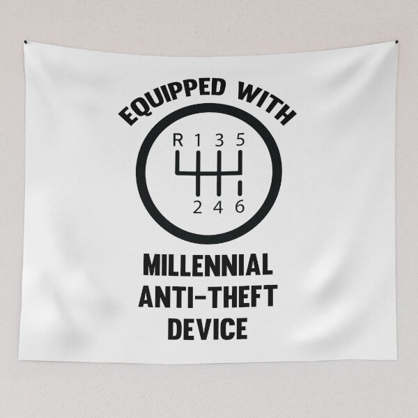 Item preview, Equipped With Millennial Anti-Theft Device designed and sold by AimarsKloset.