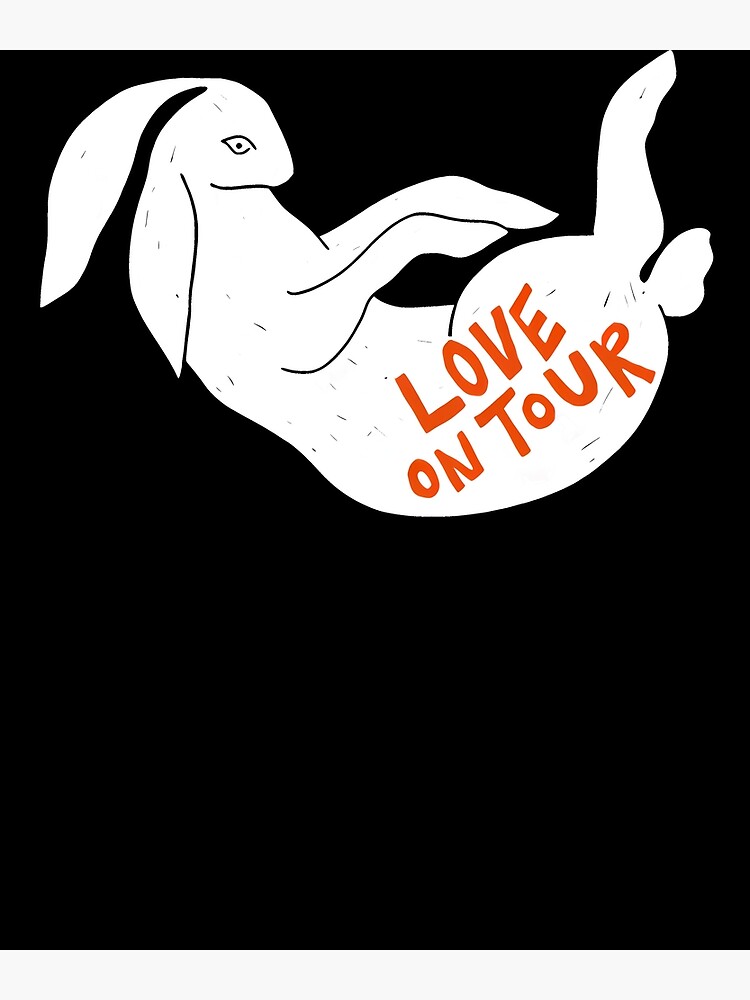 Aimant De Frigo 'Bunny Love' - Je T'aime - Lapin Multicolore - Neuf