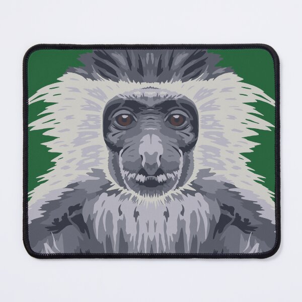 Item preview, Colobus monkey portrait designed and sold by GeoCreate.