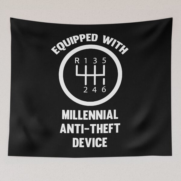Item preview, Equipped With Millennial Anti-Theft Device designed and sold by AimarsKloset.