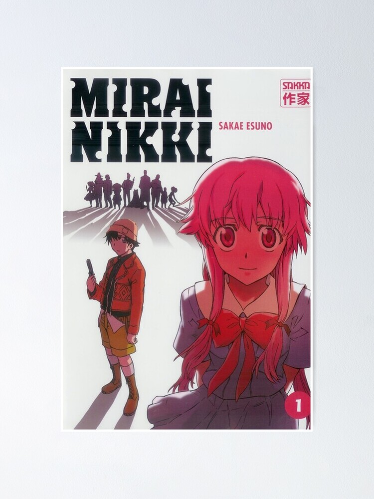 Even in death, I'll keep chasing after you. (Yuno Gasai / Mirai Nikki  Teamflash) Poster for Sale by Stevenobinsun