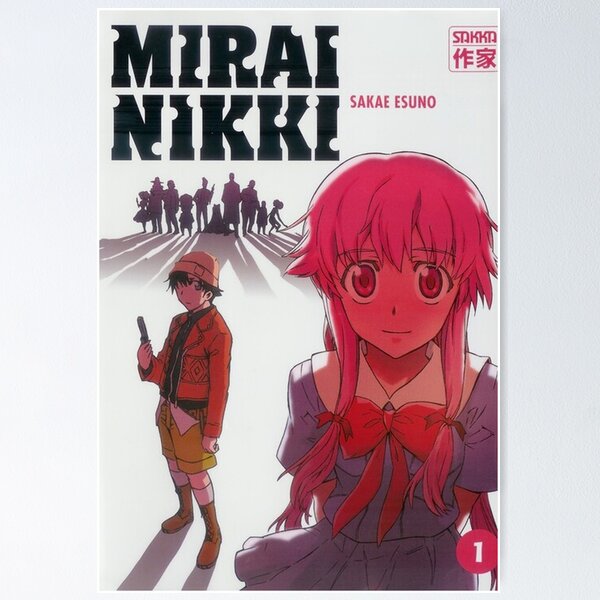 Mirai Nikki Anime Caixa Organizadora Em Madeira Mdf Mangá