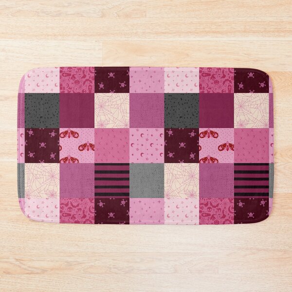 Item preview, Pink Halloween Patchwork  designed and sold by SugarPineDesign.