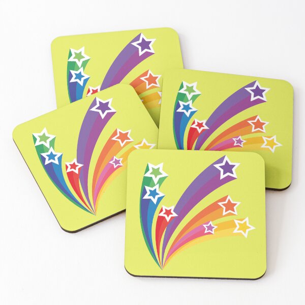 Item preview, Rainbow Shooting Star Repeat Seamless Pattern Fun Background  designed and sold by paolboa.