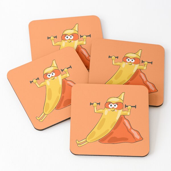 Item preview, Banana Superhero Working Out designed and sold by foodiexpress.