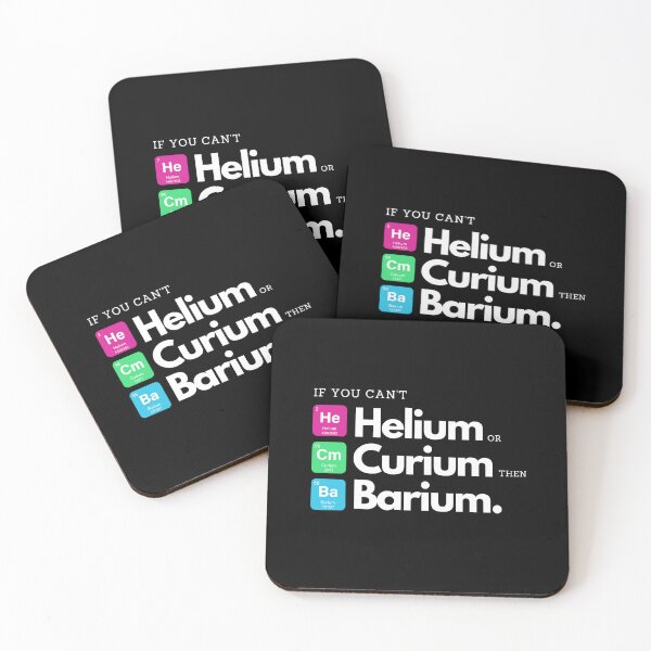 Item preview, Funny Chemical Elements Pun - Helium, curium or barium? designed and sold by CherieTree.