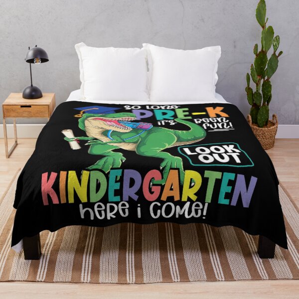 Item preview, So Long Pre-K Graduation Hello Kindergarten dinosaur boy designed and sold by nvuot24.