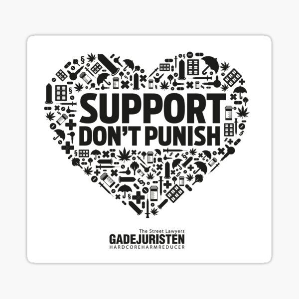 Item preview, Support Don't Punish - Gadejuristen (Denmark) designed and sold by SDPcampaign.
