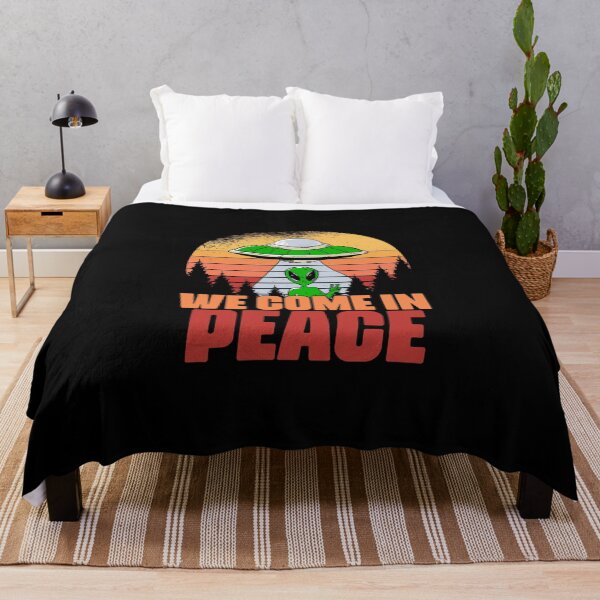 Item preview, We Come In Peace Funny Extraterrestrial Life For Alien Lover designed and sold by Nessshirts.