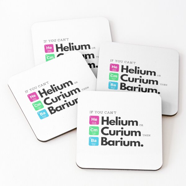 Item preview, Periodic Table Puns - Helium, curium or barium? designed and sold by CherieTree.