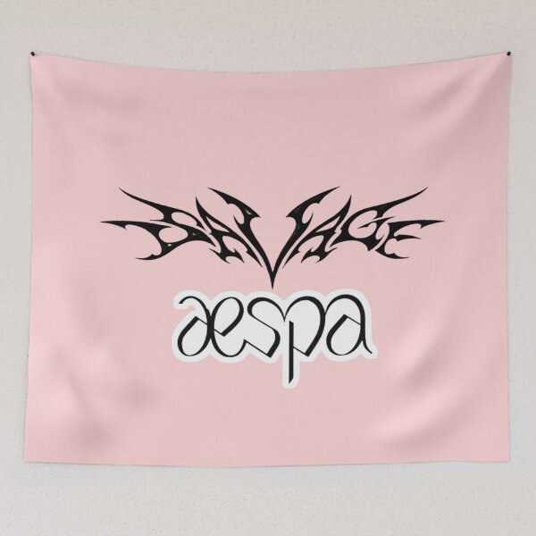 Item preview, aespa t-shirts, aespa logo t-shirts, aespa fan t-shirts, aespa lighstick stickers, aespa lighstick t-shirts designed and sold by BLUE  bubble.