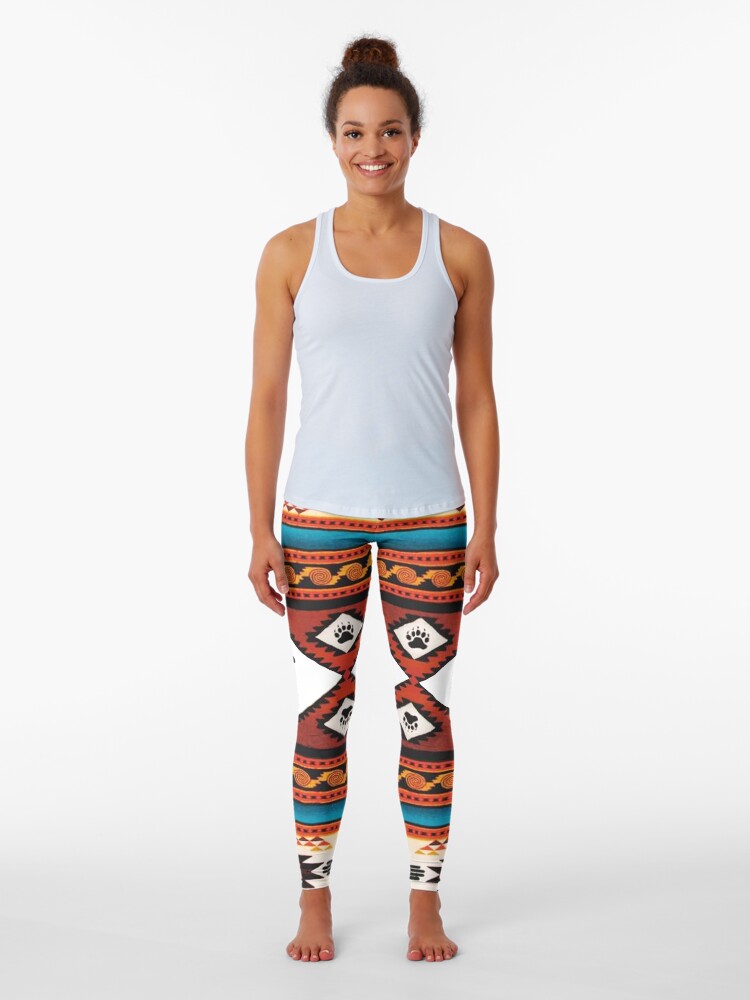 tribal pattern leggings