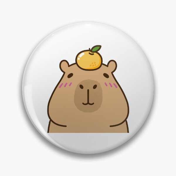 Item preview, Yuzu Capybara designed and sold by KapiCapybara.