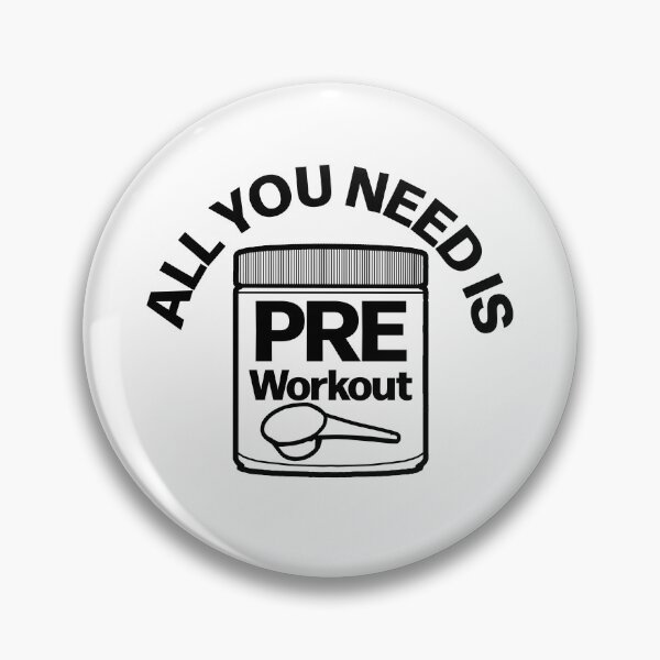 Item preview, All you need is Pre Workout Funny Simplistic designed and sold by designsbyted.