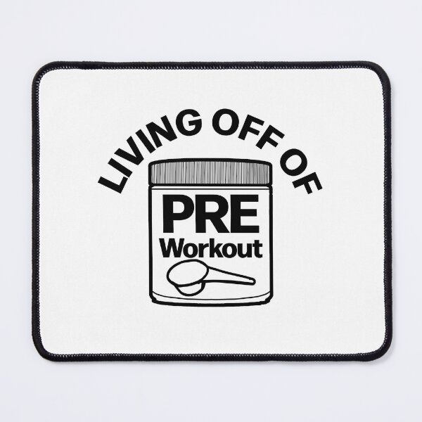 Item preview, Living off of Pre Workout Funny Simplistic designed and sold by designsbyted.