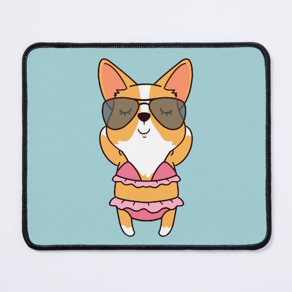 Item preview, Sunbathing Bikini Corgi designed and sold by thepawster.
