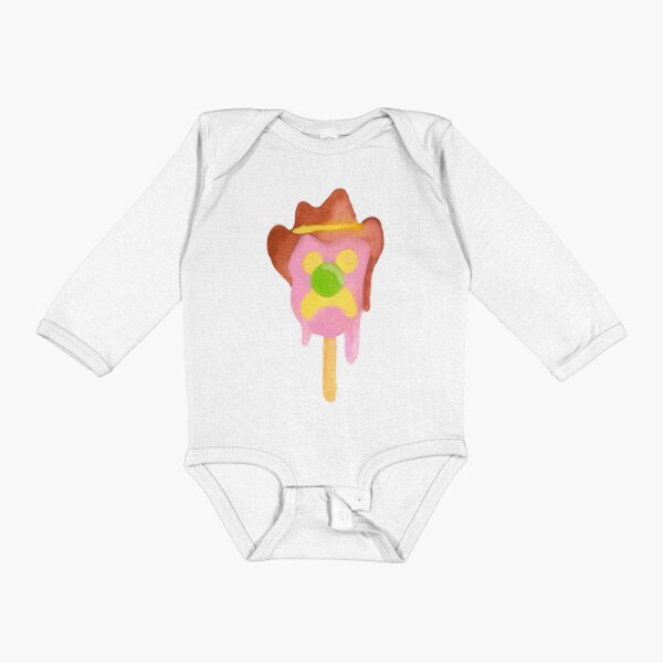 Bubble O Bill (Green Nose) - Blue Long Sleeve Baby One-Piece