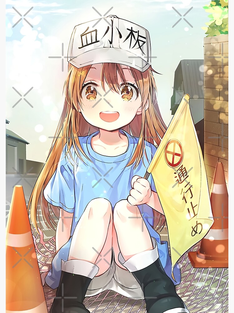 Platelet Cells At Work Anime Waifu Poster For Sale By Willybatlong Redbubble
